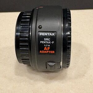SMC Pentax-F 1.7x AF Teleconverter Adapter K-Mount w/ Caps Clean Optics Japan
